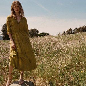 Doen Primrose Dress Pollen Size Small